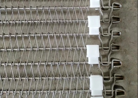 Edelstahl-Kettenglied-gewundener Draht Mesh Conveyor Belt
