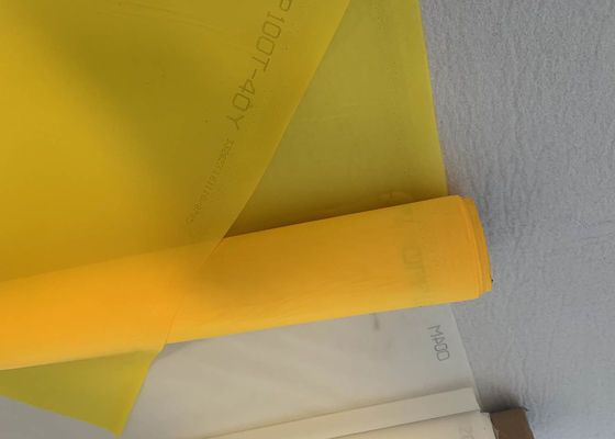 Nyloneinzelfaden-Siebdruck Mesh White Yellow Color des rollen43t
