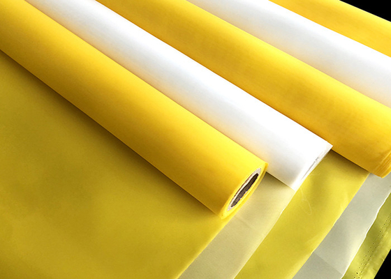 Gelbe weiße 200 Breite Mesh Screen Printings 115cm