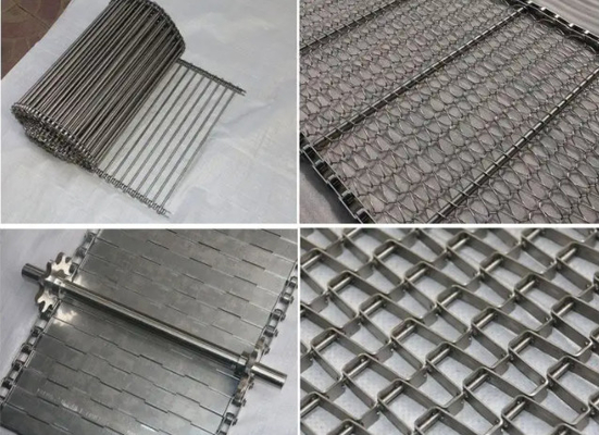 Edelstahl-Mesh Conveyor Belt For Screening-Fracht des Flachdraht-317