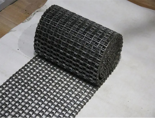 Flachdraht Mesh Belt Cooling Heat Resistant Hairise für Förderer