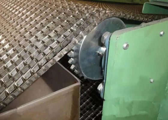 Edelstahl Nahrungsmittelgrad-kundenspezifischer Flachdraht-Mesh Conveyor Belts 304 für Brot-Backen